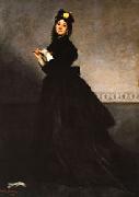 Lady with a Glove ( Mme, Carolus - Duran ). Charles Carolus - Duran